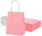 Small Coral Paper Bag Party Favours - 6x4.5x2.5 inch for Baby Shower, Gender Reveal - Recycled, Pack of 24